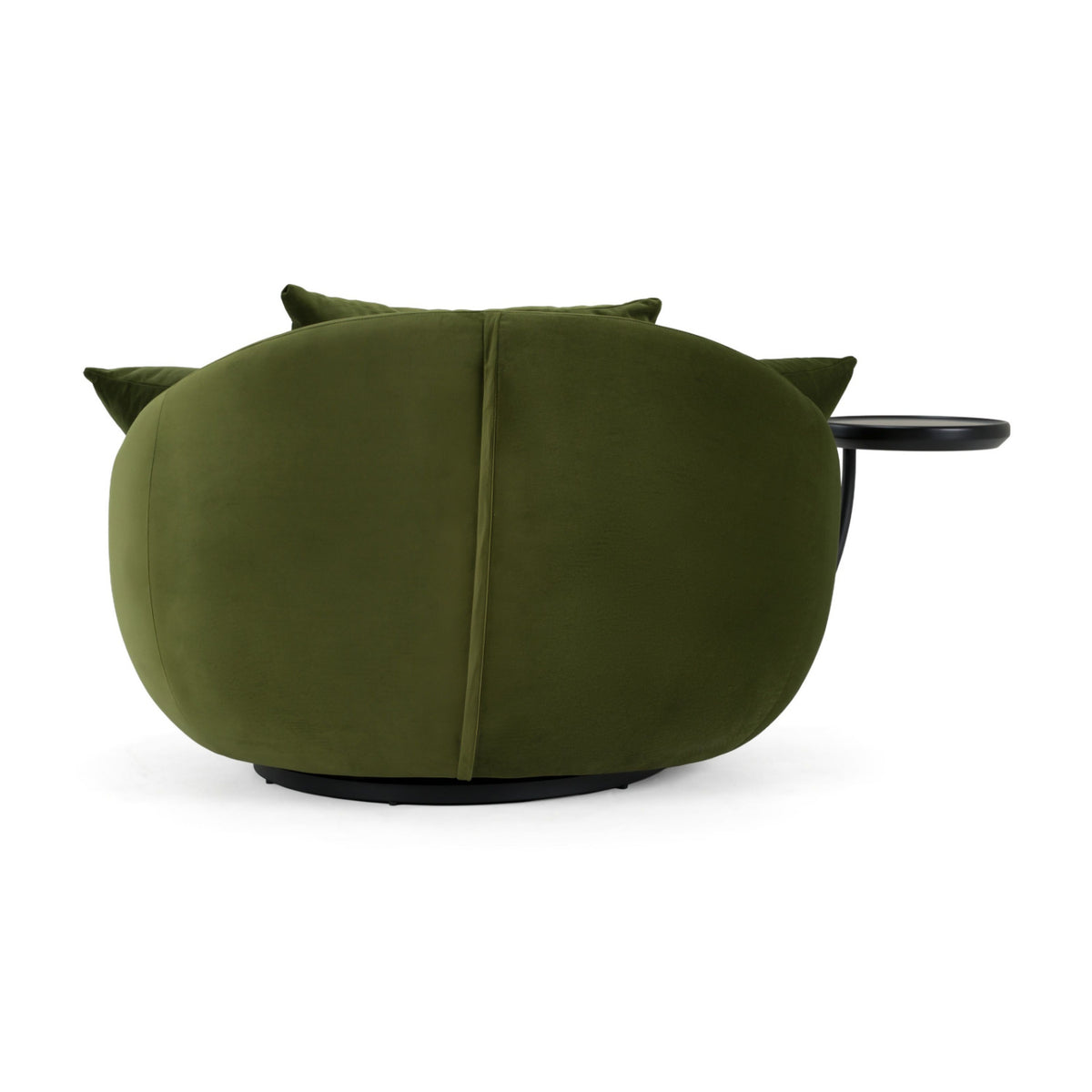 Green Velvet Swivel Lounge Chair | OROA Modern Pascal