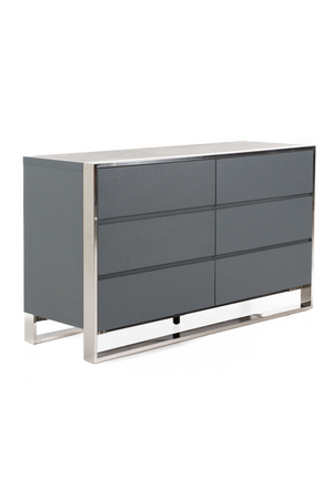 Gray Elm 6-Drawer Dresser | OROA Modern Jolene | Oroa.com
