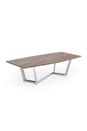Stainless Steel Base Dining Table | OROA Modern Gilroy | Oroa.com