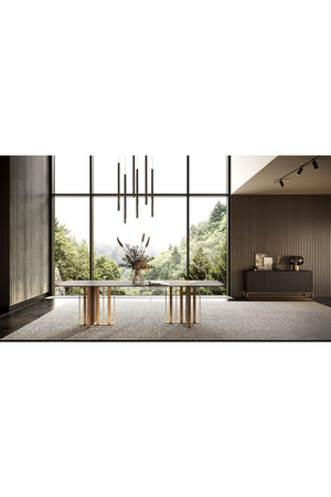 Wenge Oak Dining Table | OROA Modern Livia | Oroa.com