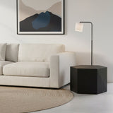 Hexagonal Gray End Table S | OROA Modern Newmont
