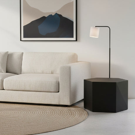   Hexagonal Gray End Table S | Oroa.com