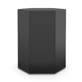 Hexagonal Gray End Table L – Newmont – front view