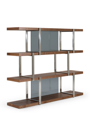Wooden 4-Shelf Bookcase | OROA Modern Brewer | Oroa.com