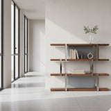 Wooden 4-Shelf Bookcase | OROA Modern Brewer | Oroa.com