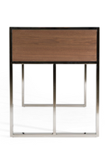 Walnut Veneer 4-Drawer Desk | OROA Modern Orcutt | Oroa.com