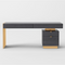 Glossy 4-Drawer Desk | OROA Modern Trahan | Oroa.com