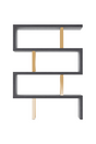Gray Elm Bookcase | OROA Modern Maze | Oroa.com