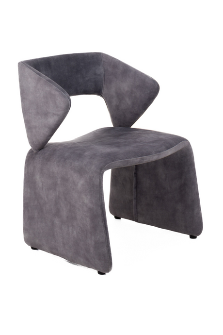   Gray Cut-Out Accent Chair | Oroa.com