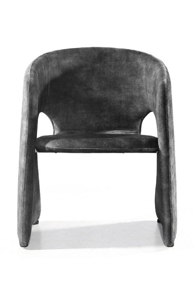 Dark Gray Velvet Dining Chair | OROA Modern Malvern | Oroa.com