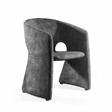 Dark Gray Velvet Dining Chair | OROA Modern Malvern | Oroa.com