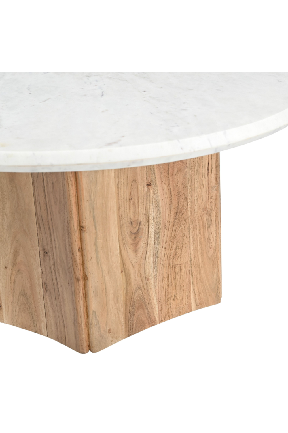 White Round Marble Coffee Table | OROA Modern Dillinger | Oroa.com