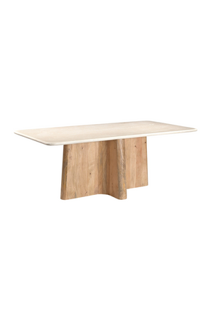 Cream Marble Dining Table | OROA Modern Harley | Oroa.com