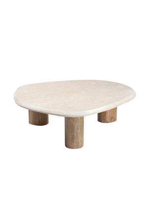 Freeform Cream Marble Nesting Tables (3) | OROA Modern Marlin | Oroa.com