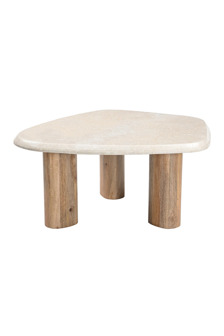 Freeform Cream Marble Nesting Tables (3) | OROA Modern Marlin | Oroa.com
