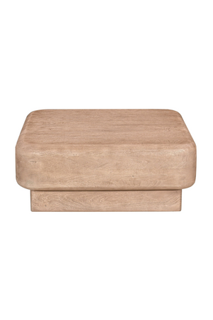 Natural Mango Wood Coffee Table | OROA Modern Bruno