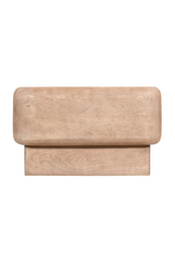 Natural Mango Wood Coffee Table | OROA Modern Bruno | Oroa.com
