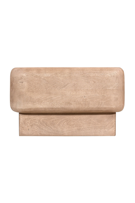 Natural Mango Wood Coffee Table | OROA Modern Bruno | Oroa.com