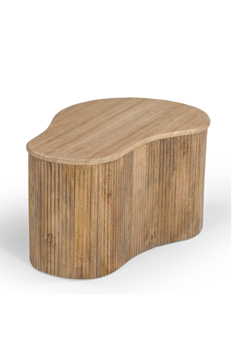 Freeform Travertine Coffee Table Set (3) | OROA Modern Matador | Oroa.com