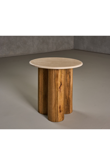 Marble Round End Table | OROA Modern Hayden | Oroa.com