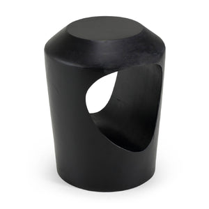 Black Wooden End Table | OROA Modern Tracy