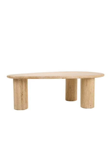 Freeform Travertine Coffee Table | OROA Modern Gracemont | Oroa.com