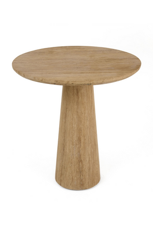 Travertine Round Dining Table | OROA Modern Velma | Oroa.com