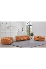 Tufted Italian Leather Lounge Chair | OROA Modern Dexter | Oroa.com
