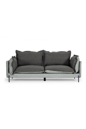 Two-Toned Gray Flange Sofa | OROA Modern Mars | Oroa.com