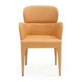 Modern European furniture - Vegan Leather Dining Chair - www.oroa.com