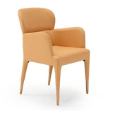 Modern European furniture - Vegan Leather Dining Chair - www.oroa.com