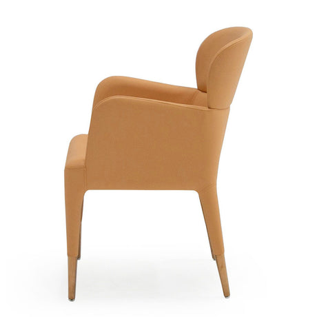 Modern European furniture - Vegan Leather Dining Chair - www.oroa.com
