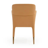 Modern European furniture - Vegan Leather Dining Chair - www.oroa.com