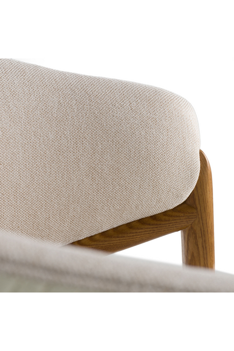 Curve-Back Cream Dining Chair | OROA Modern Lunde | Oroa.com