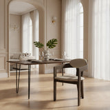 Gray Wooden Dining Chair | OROA Modern Thorne