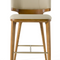 Beige Vegan Leather Counter Chair | OROA Modern Calvary | Oroa.com