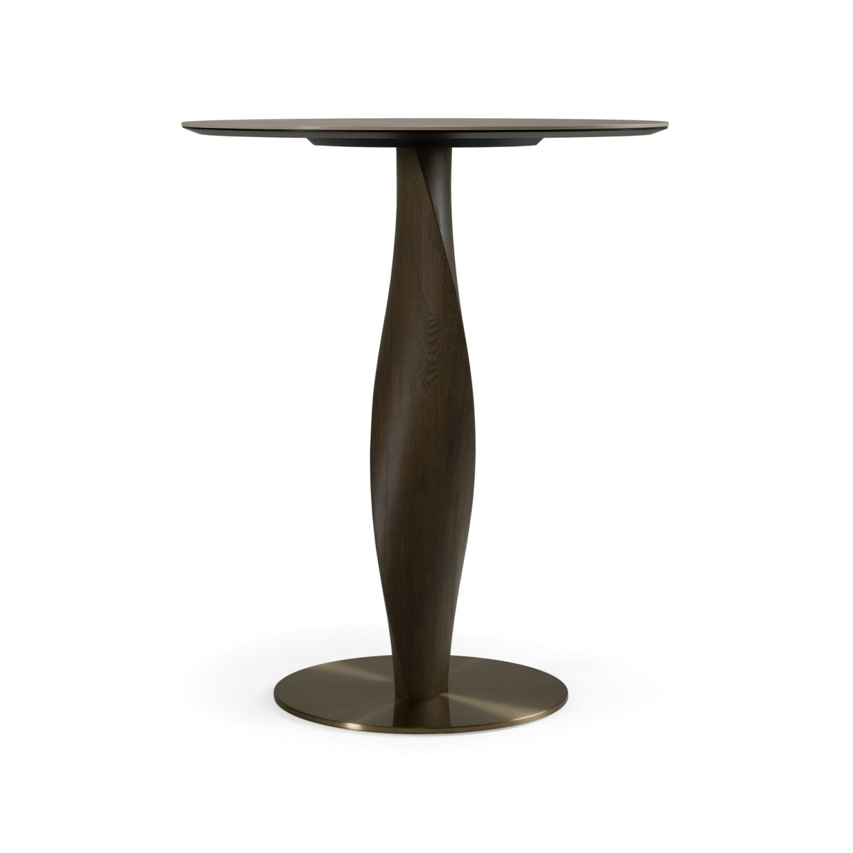 Marbled Ceramic Top Bar Table – Calvary – angled view