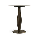 Marbled Ceramic Top Bar Table – Calvary – angled view