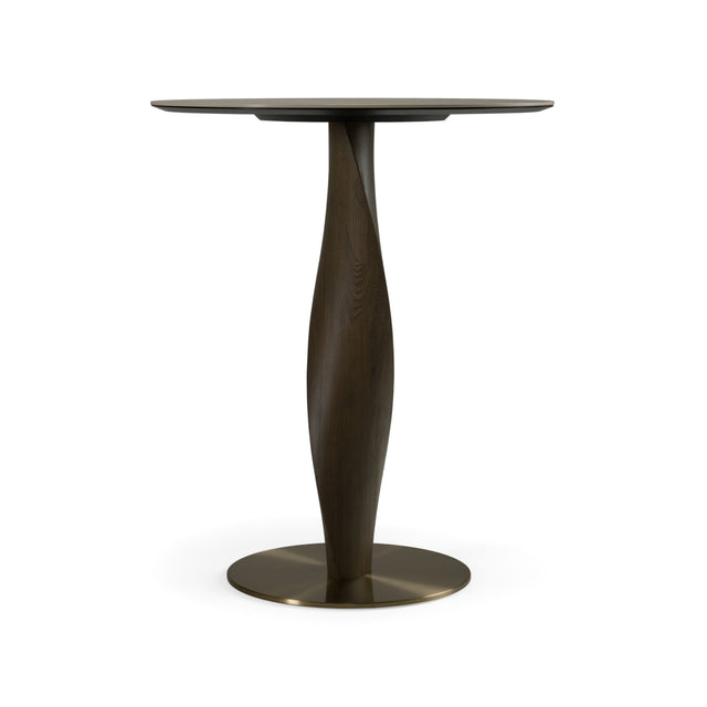 Marbled Ceramic Top Bar Table – Calvary – angled view