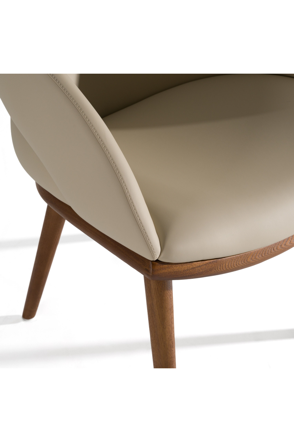 Beige Vegan Leather Dining Chair | OROA Modern Michael | Oroa.com