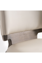Gray Vegan Leather Dining Chairs (2) | OROA Modern Stanley | Oroa.com