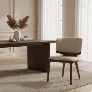   Gray Vegan Leather Dining Chairs (2) | Oroa.com