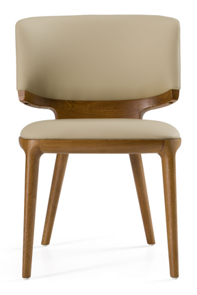Vegan Leather Contemporary Dining Chairs (2) | OROA Modern | Oroa.com