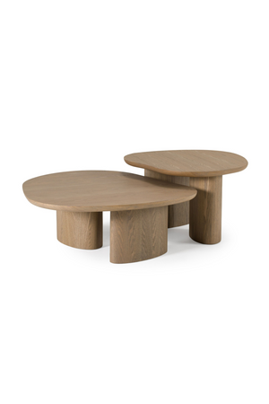 Wooden & Onyx Nesting Coffee Tables (3) | OROA Modern Raywood | Oroa.com