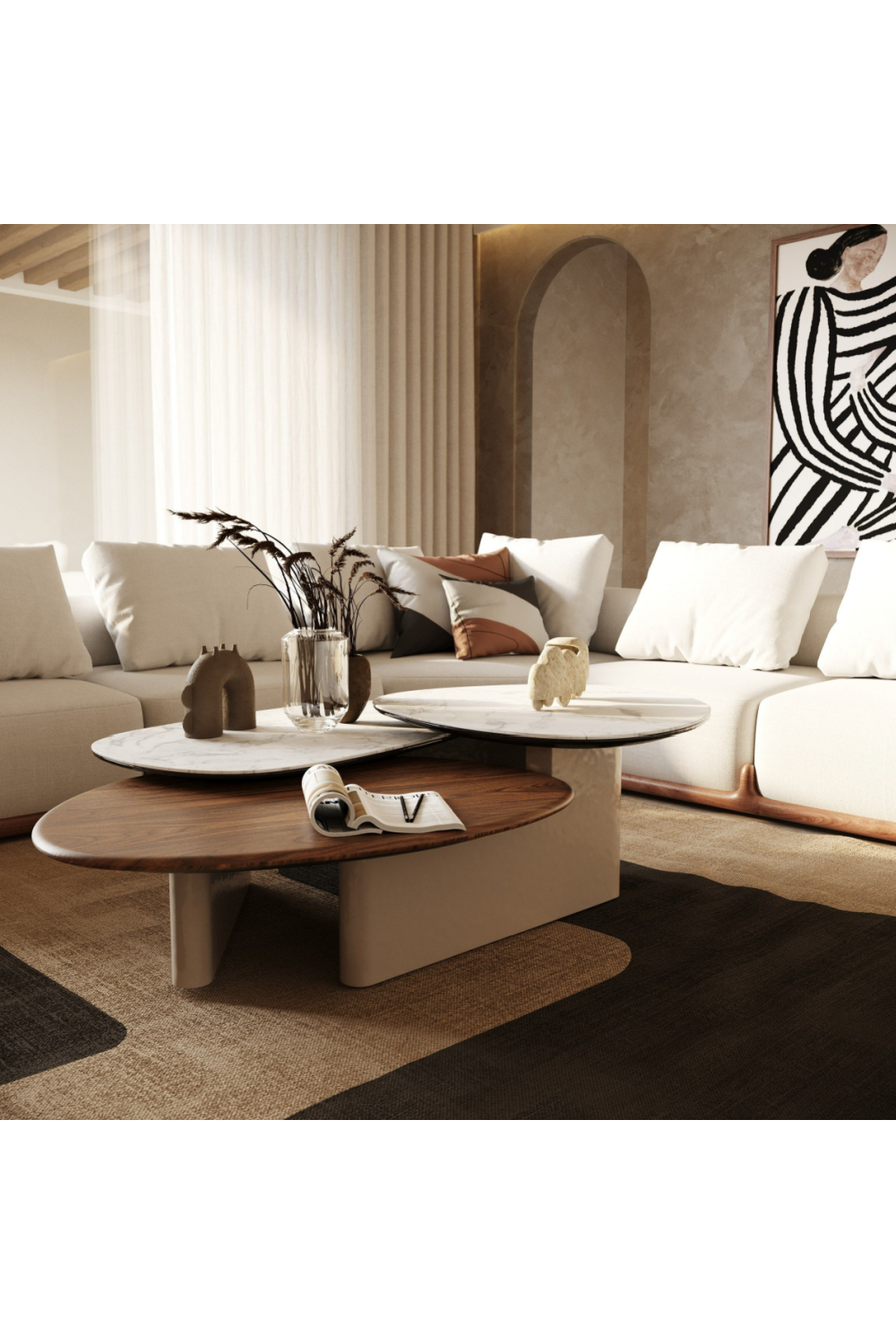 Triple Top Coffee Table | OROA Modern Robson | Oroa.com