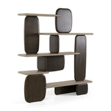Modern European furniture - Contemporary Dark Brown Bookshelf - www.oroa.com