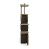 Modern European furniture - Contemporary Dark Brown Bookshelf - www.oroa.com