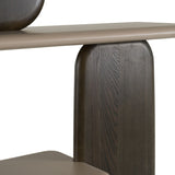 Modern European furniture - Contemporary Dark Brown Bookshelf - www.oroa.com
