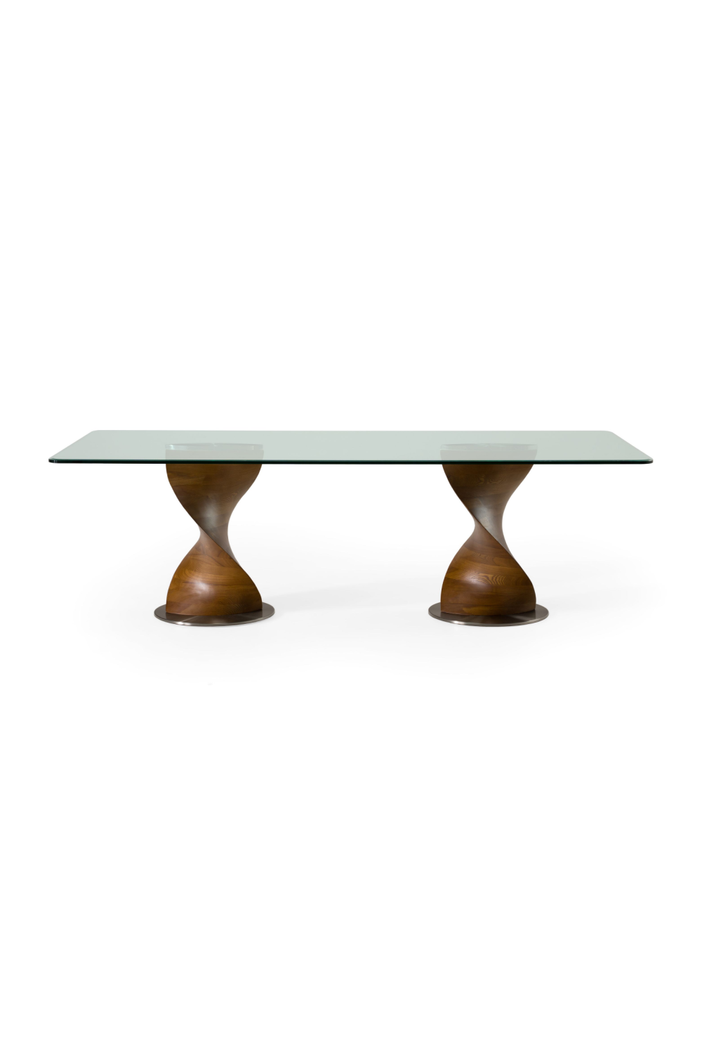 Twisted Wood Base Dining Table | OROA Modern Cleveland | Oroa.com