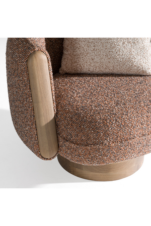 Multicolored Boucle Accent Chair | OROA Modern Raywood